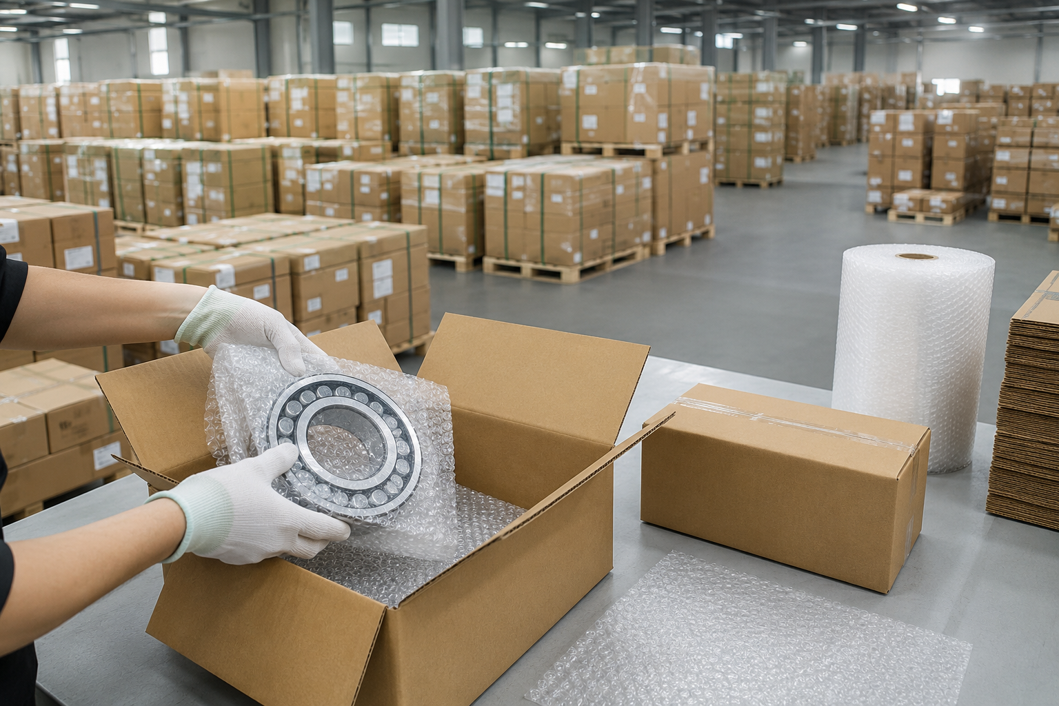 Shipping package preparation