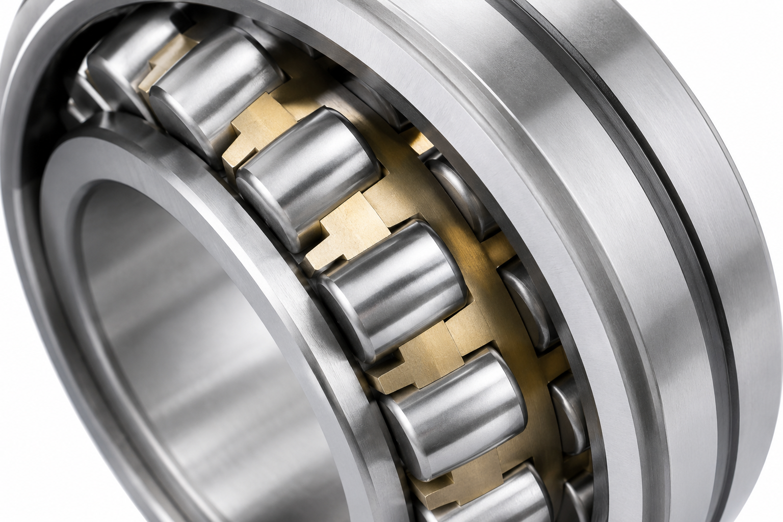 Spherical roller bearing closeup